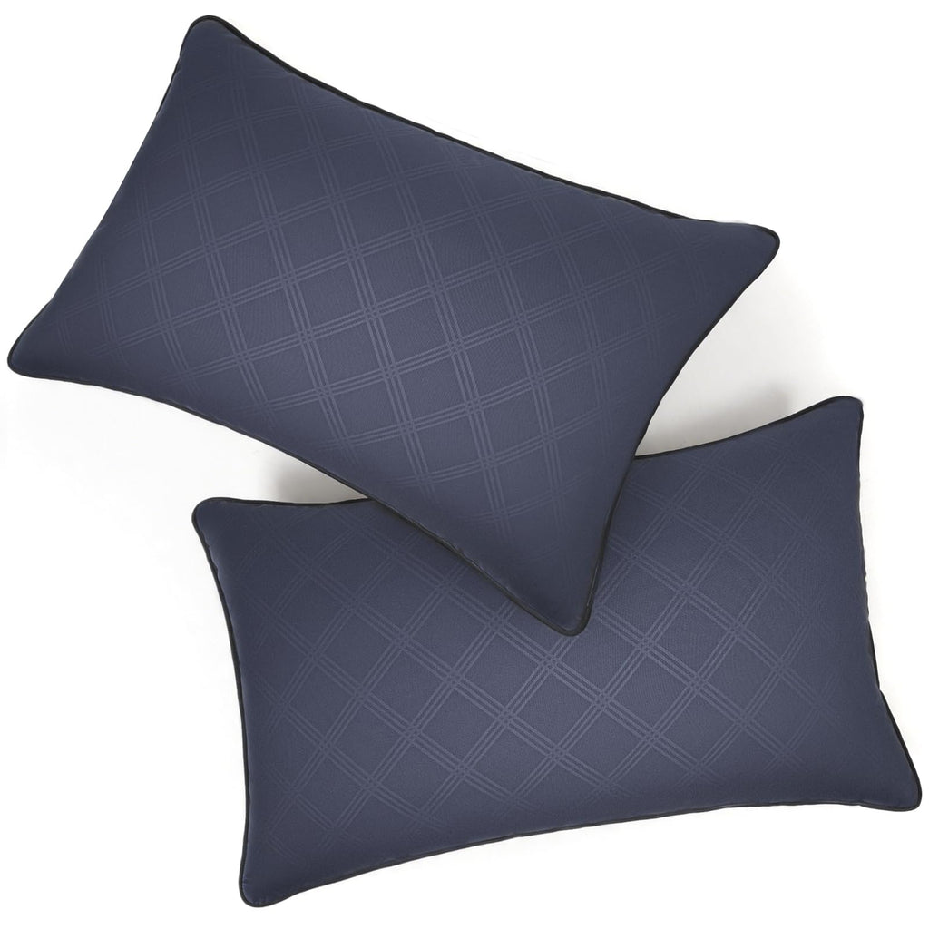 Vorouhals Hotel Collection Bed Pillows for Sleeping 2 Pack Cooling Pillows Set of 2 for Back, Stomach or Side Sleepers, Super Soft Down Alternative Microfiber Filled Pillows