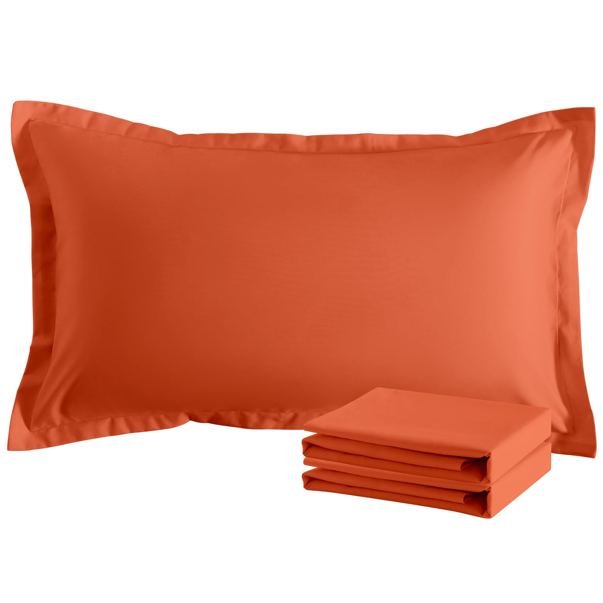 NTBAY Brushed Microfiber Pillow Shams, Soft and Cozy, Wrinkle, Fade, Stain Resistant 2 Pack Pillow Cases