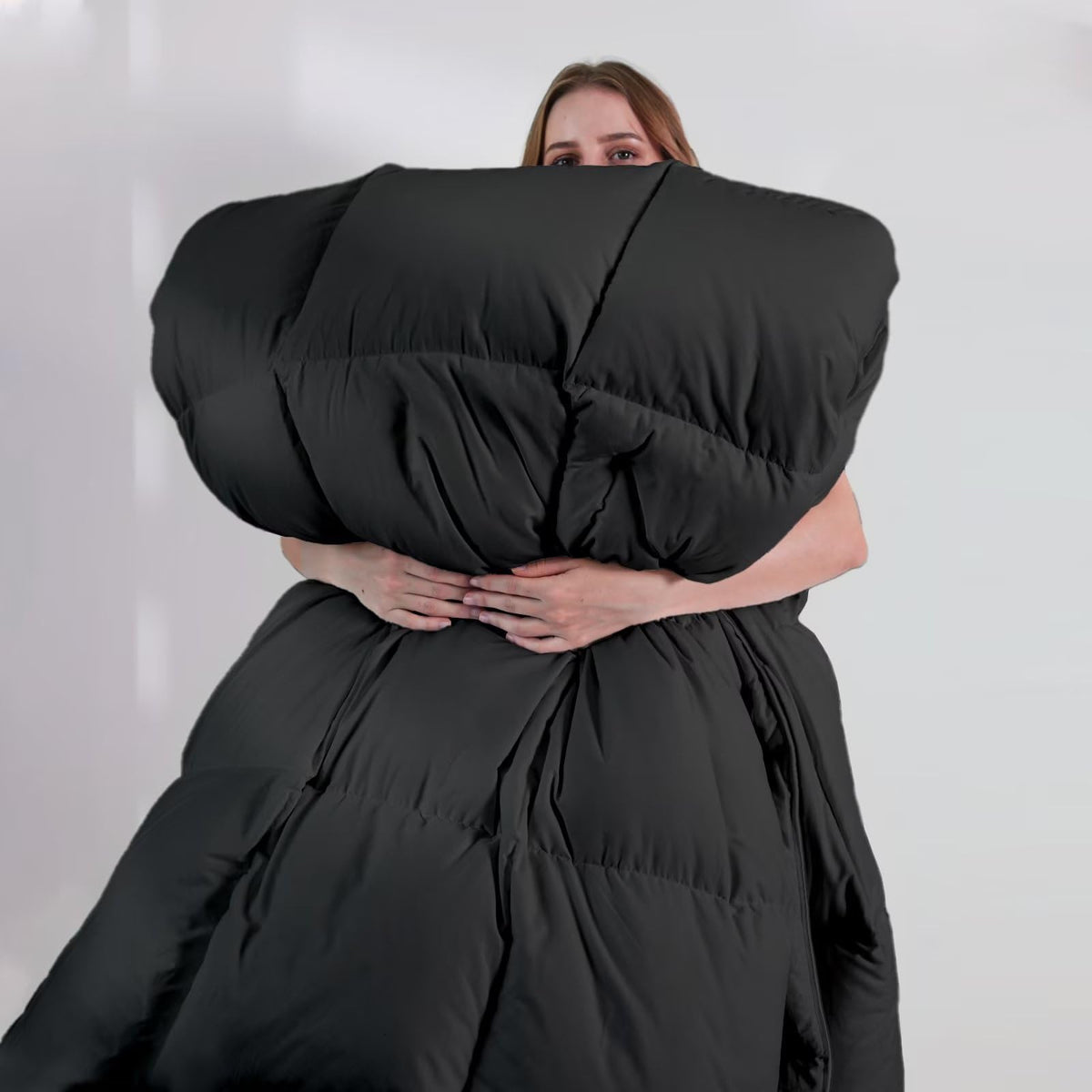 DOWNCOOL Comforters Size, White Duvet Insert, Lightweight Quilt