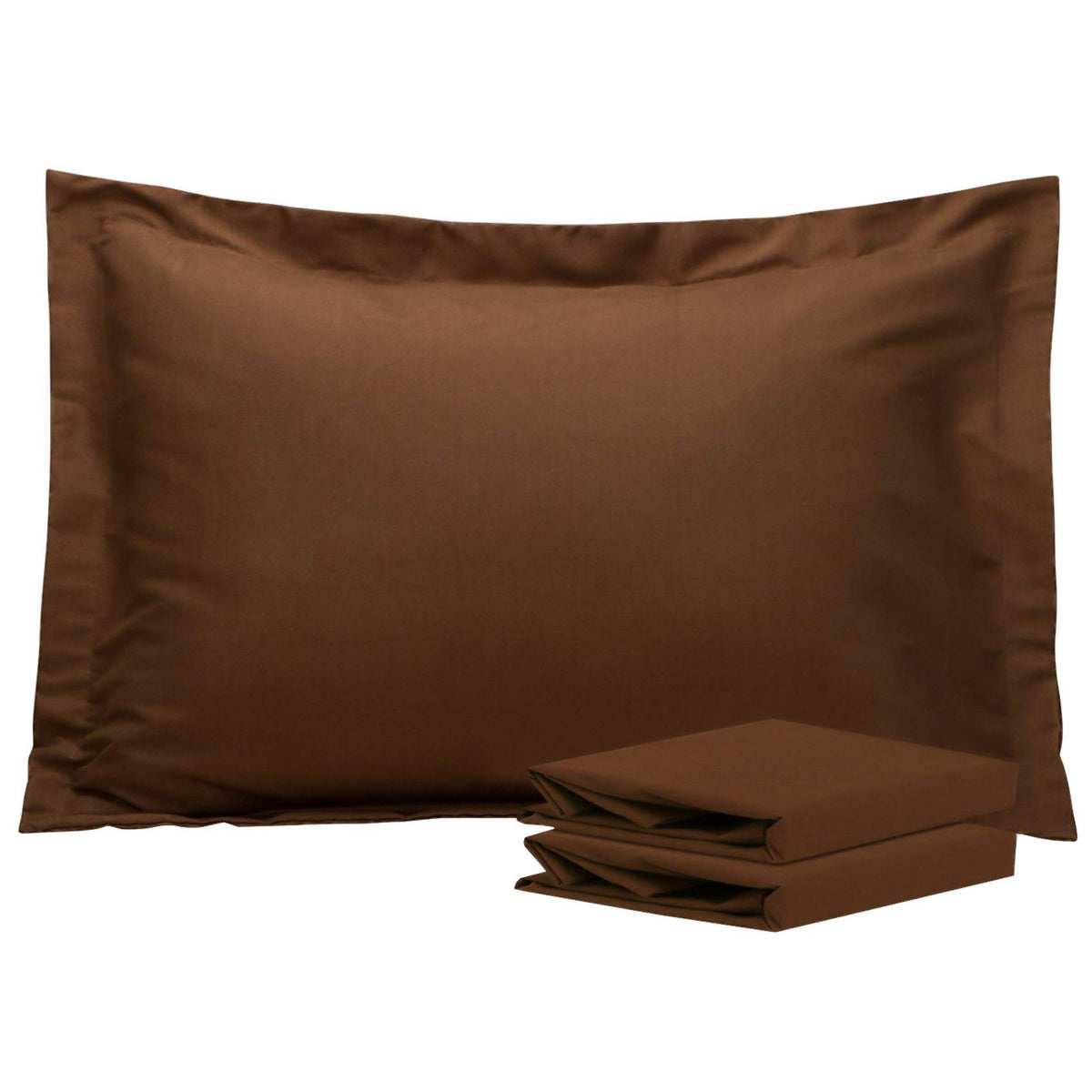 NTBAY Brushed Microfiber Pillow Shams, Soft and Cozy, Wrinkle, Fade, Stain Resistant 2 Pack Pillow Cases