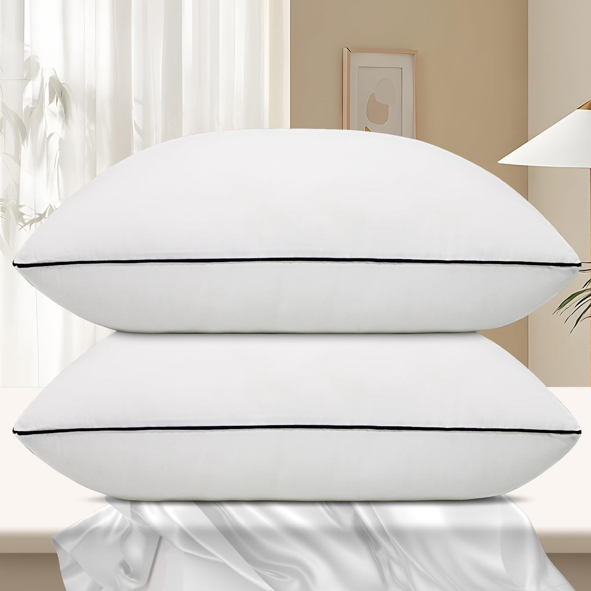 Vorouhals 2-Pack Cooling Down-Alternative Bed Pillows