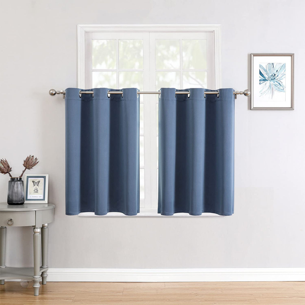 ChrisDowa 2-Panel Thermal Insulated Blackout Curtains