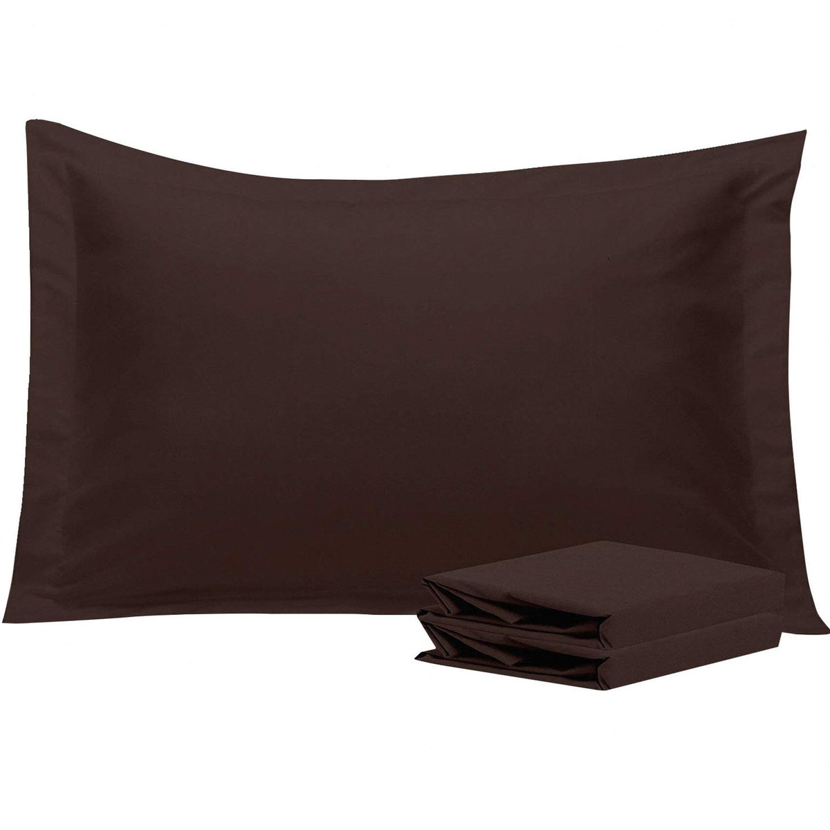 NTBAY Brushed Microfiber Pillow Shams, Soft and Cozy, Wrinkle, Fade, Stain Resistant 2 Pack Pillow Cases