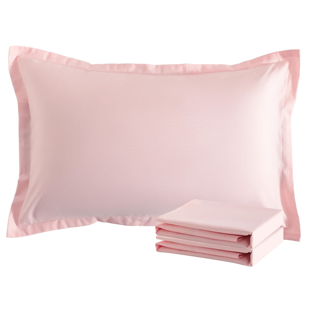 NTBAY Brushed Microfiber Pillow Shams, Soft and Cozy, Wrinkle, Fade, Stain Resistant 2 Pack Pillow Cases