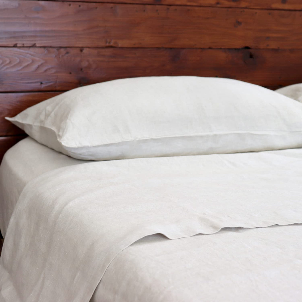 Huddleson Linen Sheet Set Breathable French Flax Woven in Italy European Luxury Quality Sheets
