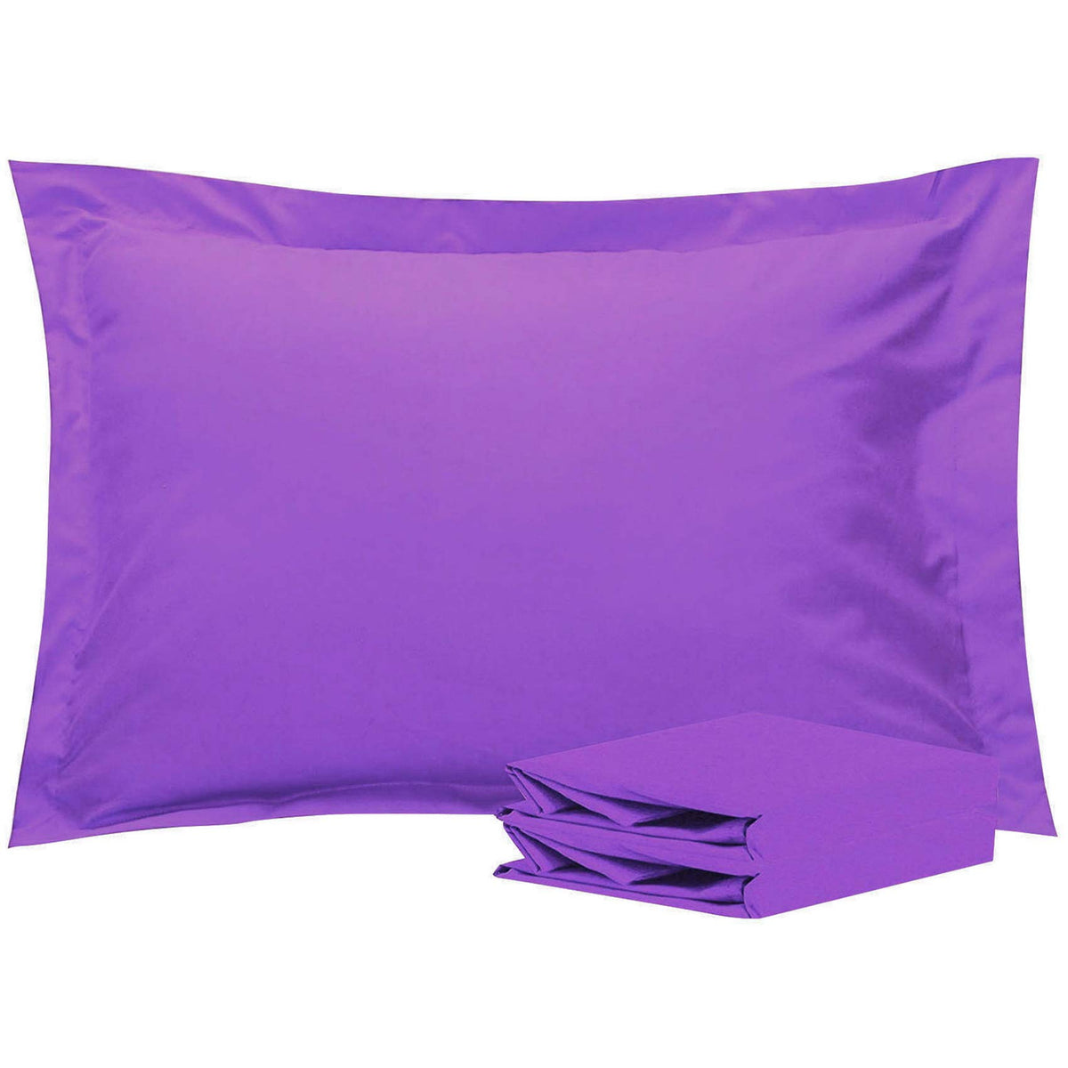 NTBAY Brushed Microfiber Pillow Shams, Soft and Cozy, Wrinkle, Fade, Stain Resistant 2 Pack Pillow Cases