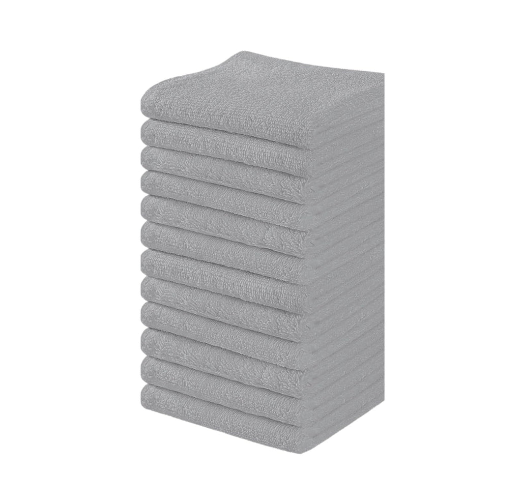 Towel and Linen Mart 100% Cotton White 6 Pack Bath Towel Set, Quick Dry, Super Absorbent, Light Weight, Soft Feel for Hotel, Spa and Bathroom (27 X 54)
