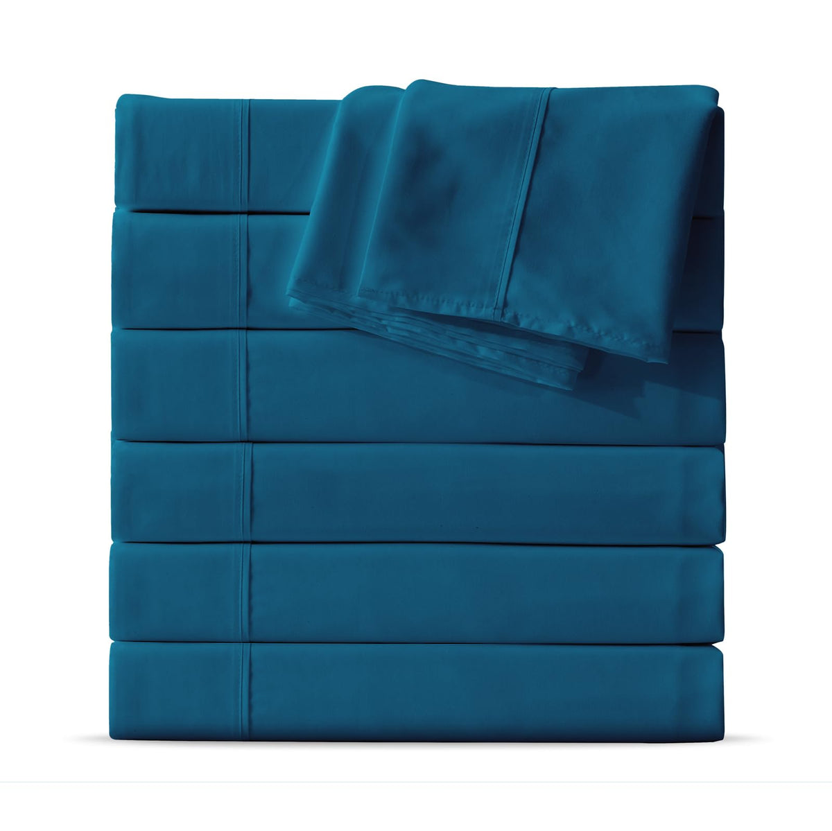 Maple&Stone Twin Flat Sheets Only, Pack of 6, Soft Microfiber Bedding Sheets for Home, Salons, Hotels, Bulk Flat Sheets Only Twin Size