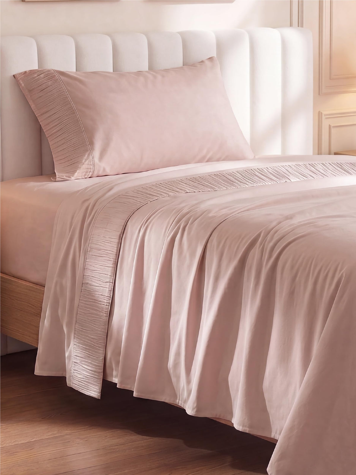 Bedsure Sheet Set - Soft Sheets - Breathable & Cooling - Hotel Luxury - Easy Care Polyester Microfiber Bedding