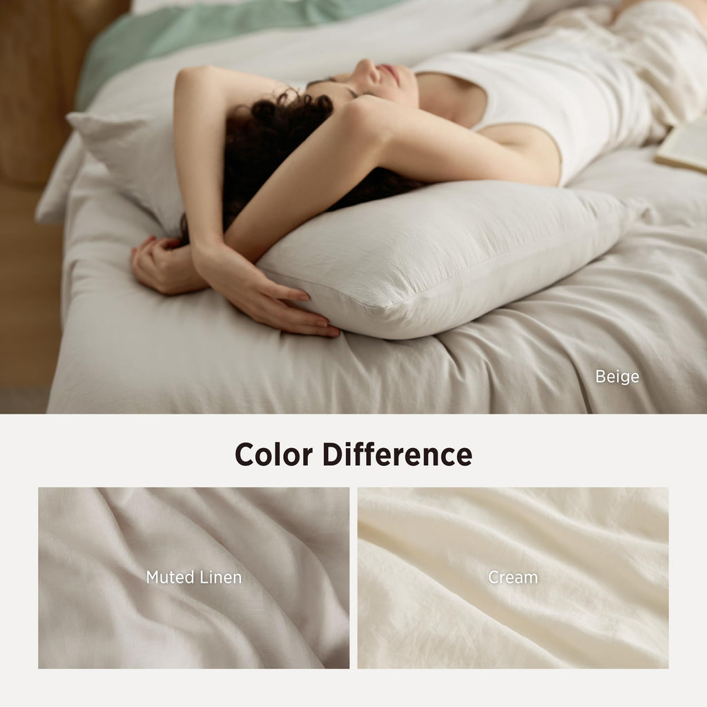 Bedsure Comforter Set Prewashed Soft Bedding Set 3Pcs