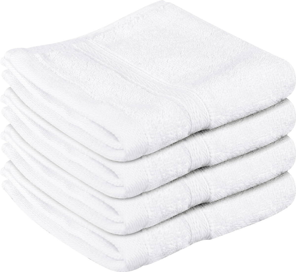 Towel and Linen Mart 100% Cotton White 6 Pack Bath Towel Set, Quick Dry, Super Absorbent, Light Weight, Soft Feel for Hotel, Spa and Bathroom (27 X 54)
