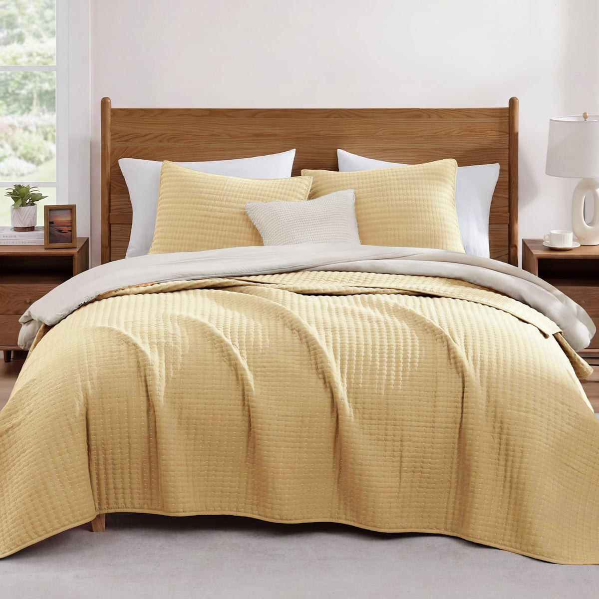 WRENSONGE 3-Piece Lightweight Quilt Bedding Set