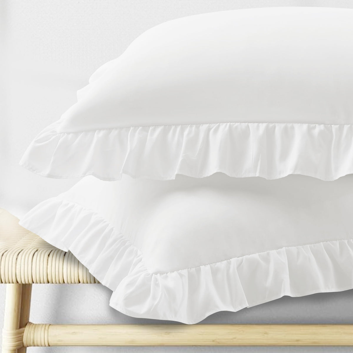 KKJIAF Ruffle Pillow Cases