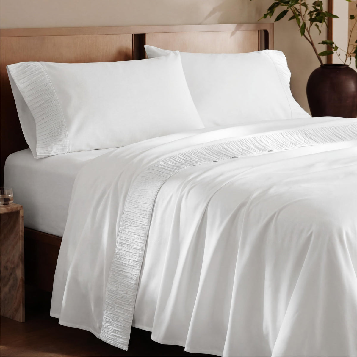 Bedsure Sheet Set - Soft Sheets - Breathable & Cooling - Hotel Luxury - Easy Care Polyester Microfiber Bedding