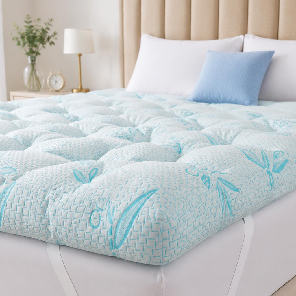 SHOUREN Memory Foam Mattress Topper 4 Inch