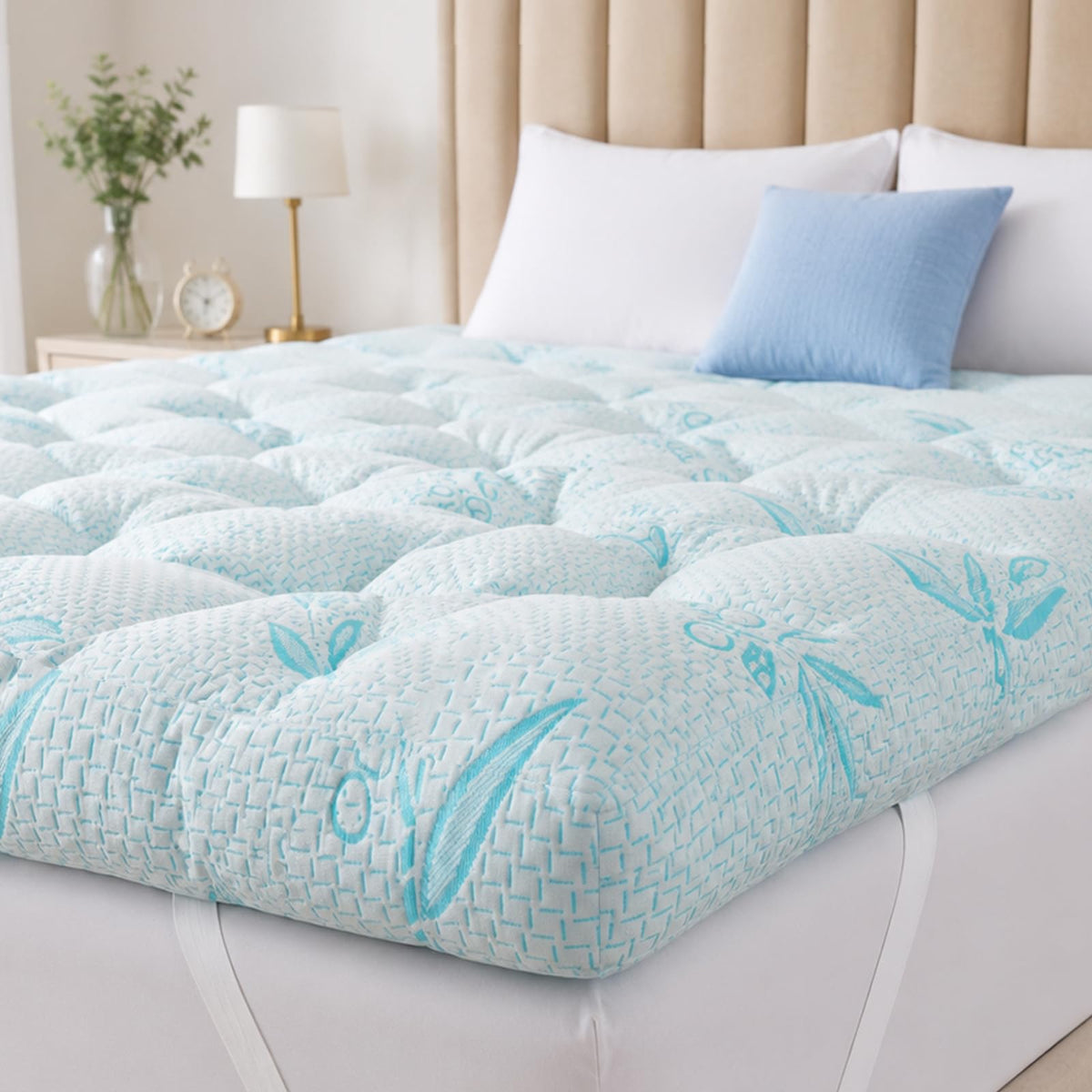 SHOUREN Memory Foam Mattress Topper 4 Inch
