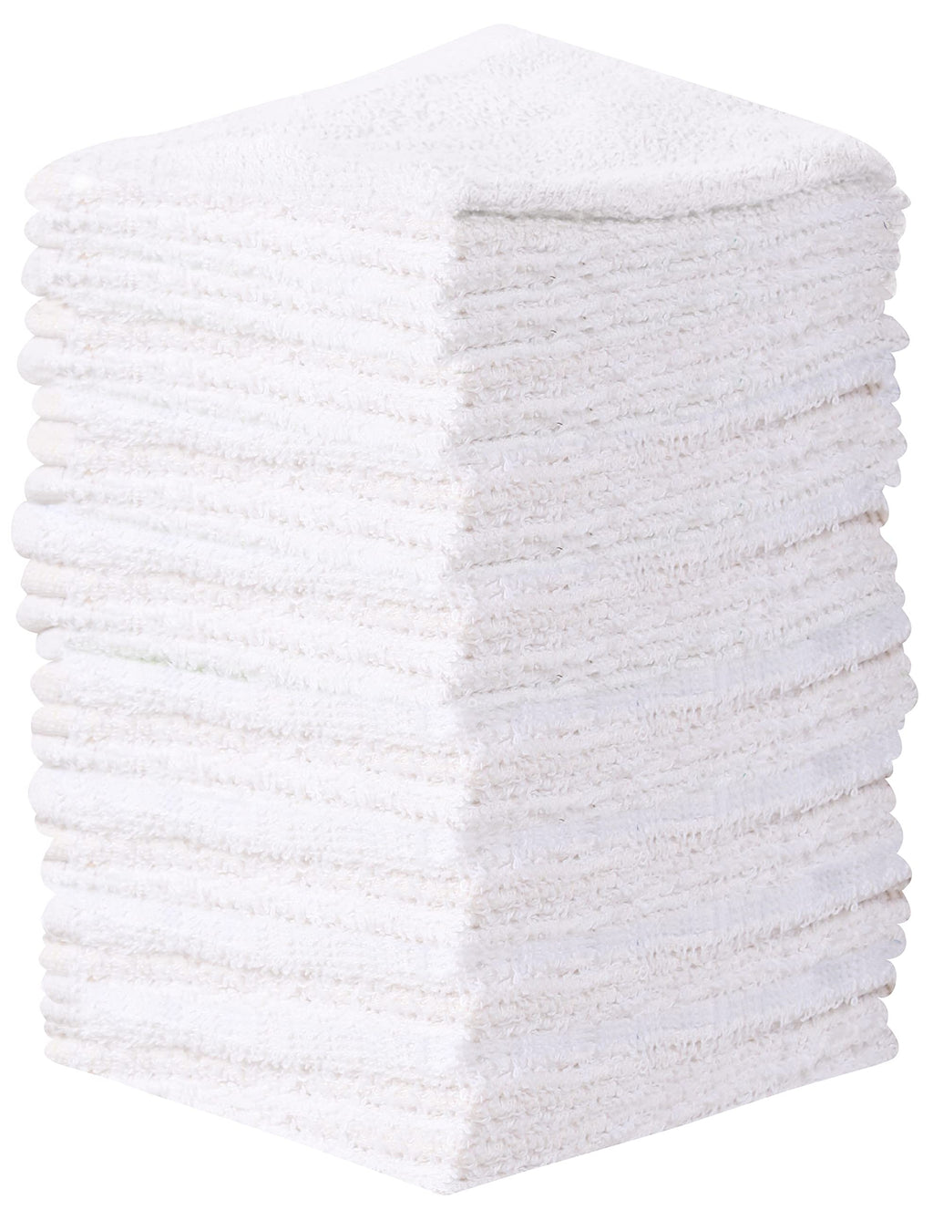 Towel and Linen Mart 100% Cotton White 6 Pack Bath Towel Set, Quick Dry, Super Absorbent, Light Weight, Soft Feel for Hotel, Spa and Bathroom (27 X 54)