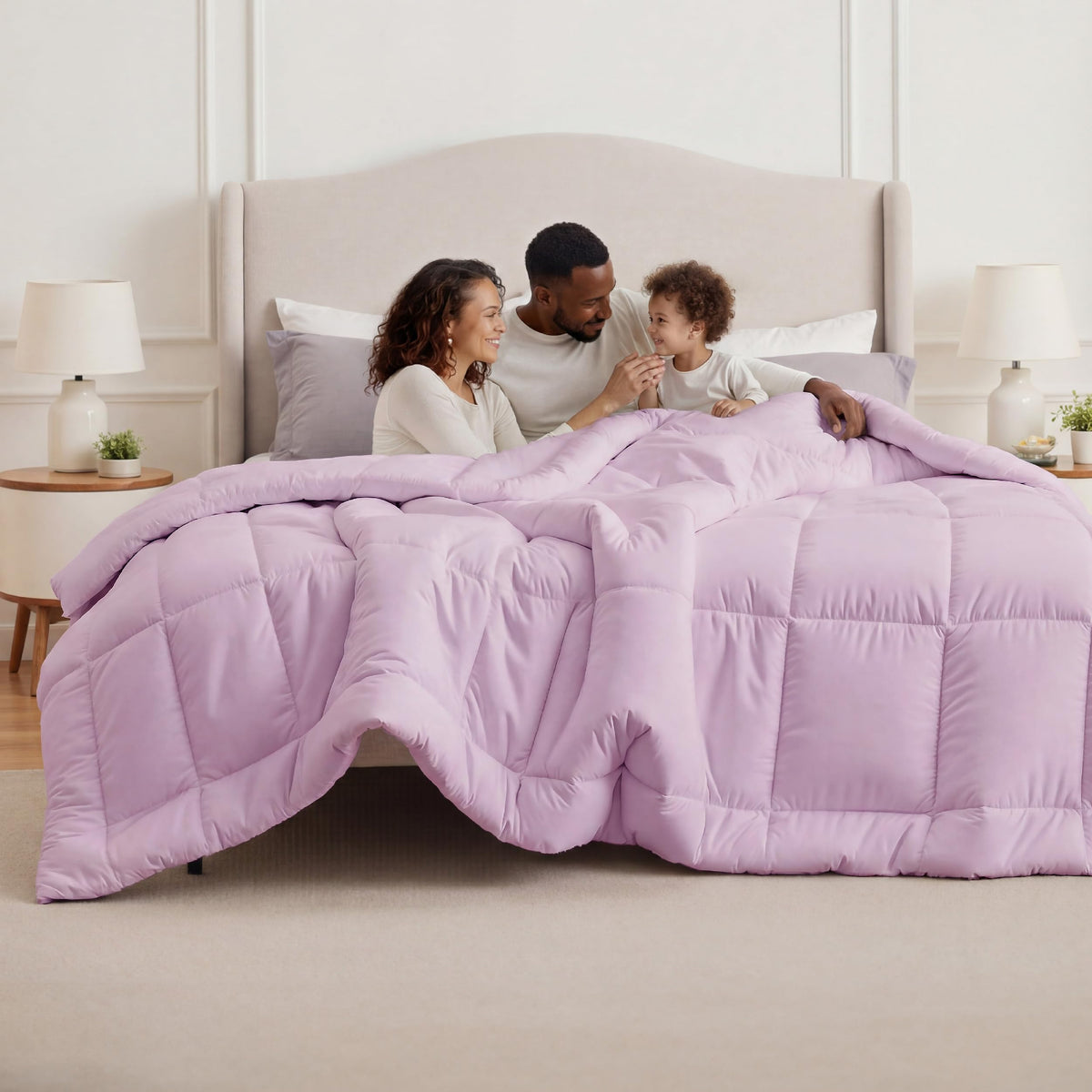 Bedsure Comforter Duvet Insert, Quilted Bedding Blanket, Oeko-TEX