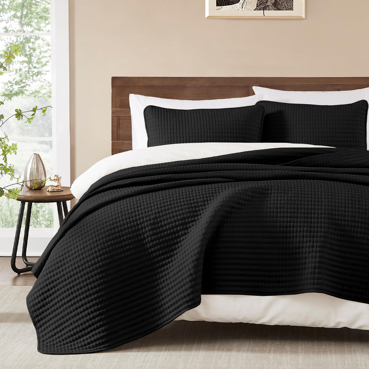 WRENSONGE 3-Piece Lightweight Quilt Bedding Set