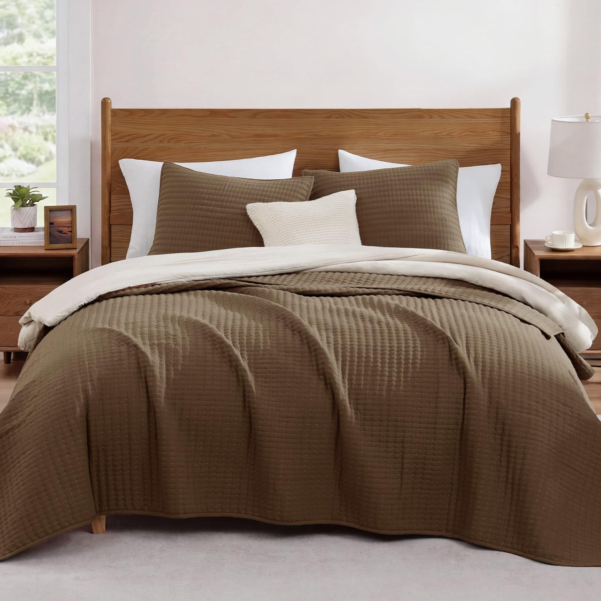 WRENSONGE 3-Piece Lightweight Quilt Bedding Set