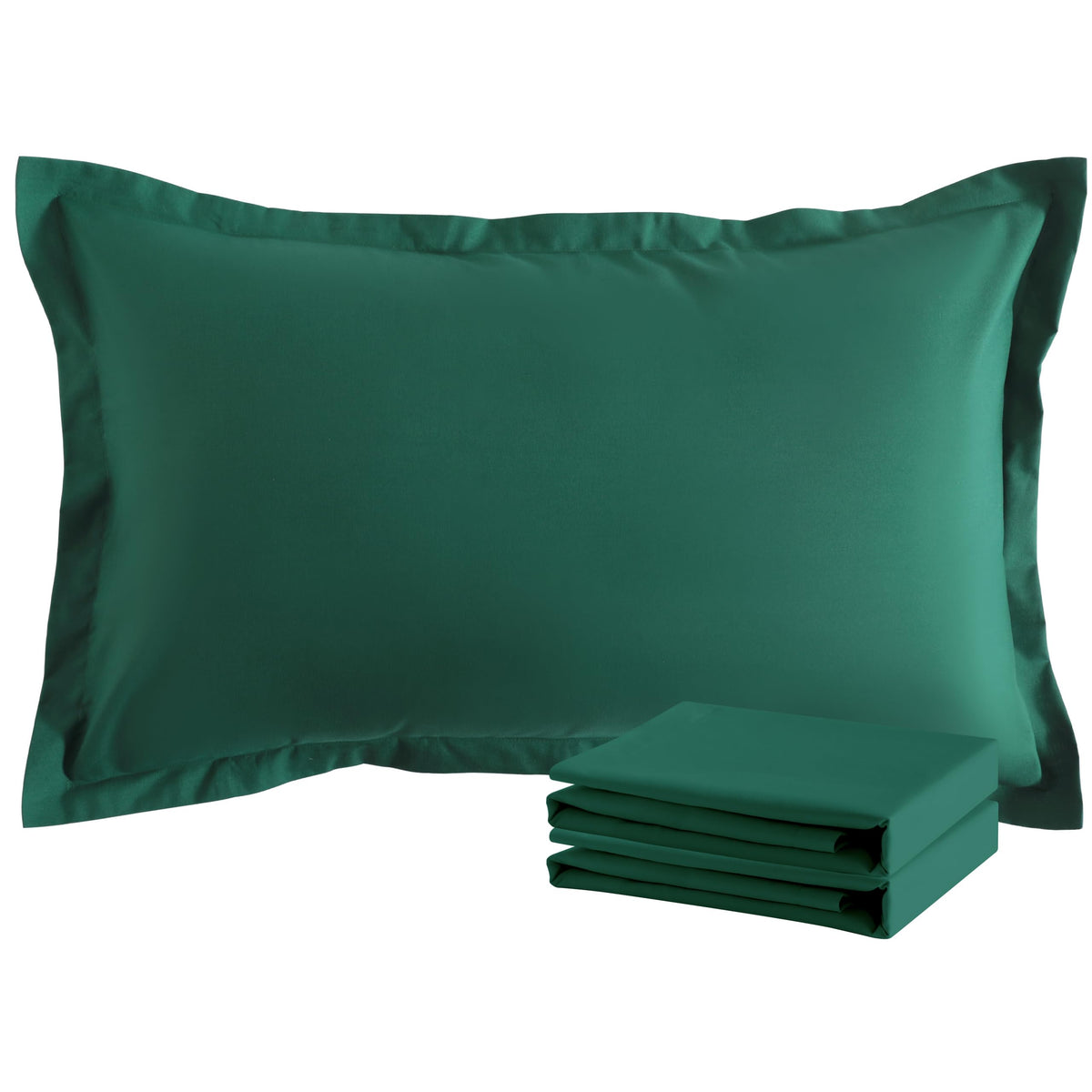 NTBAY Brushed Microfiber Pillow Shams, Soft and Cozy, Wrinkle, Fade, Stain Resistant 2 Pack Pillow Cases