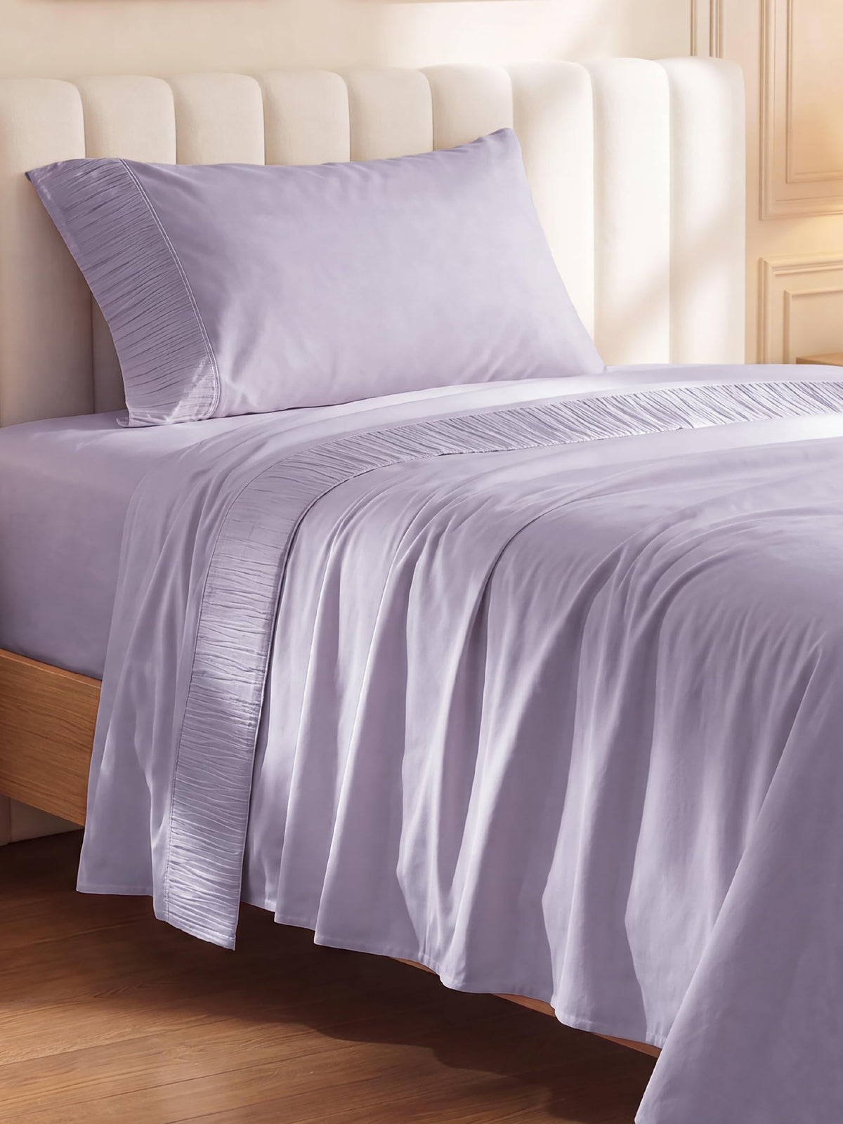 Bedsure Sheet Set - Soft Sheets - Breathable & Cooling - Hotel Luxury - Easy Care Polyester Microfiber Bedding