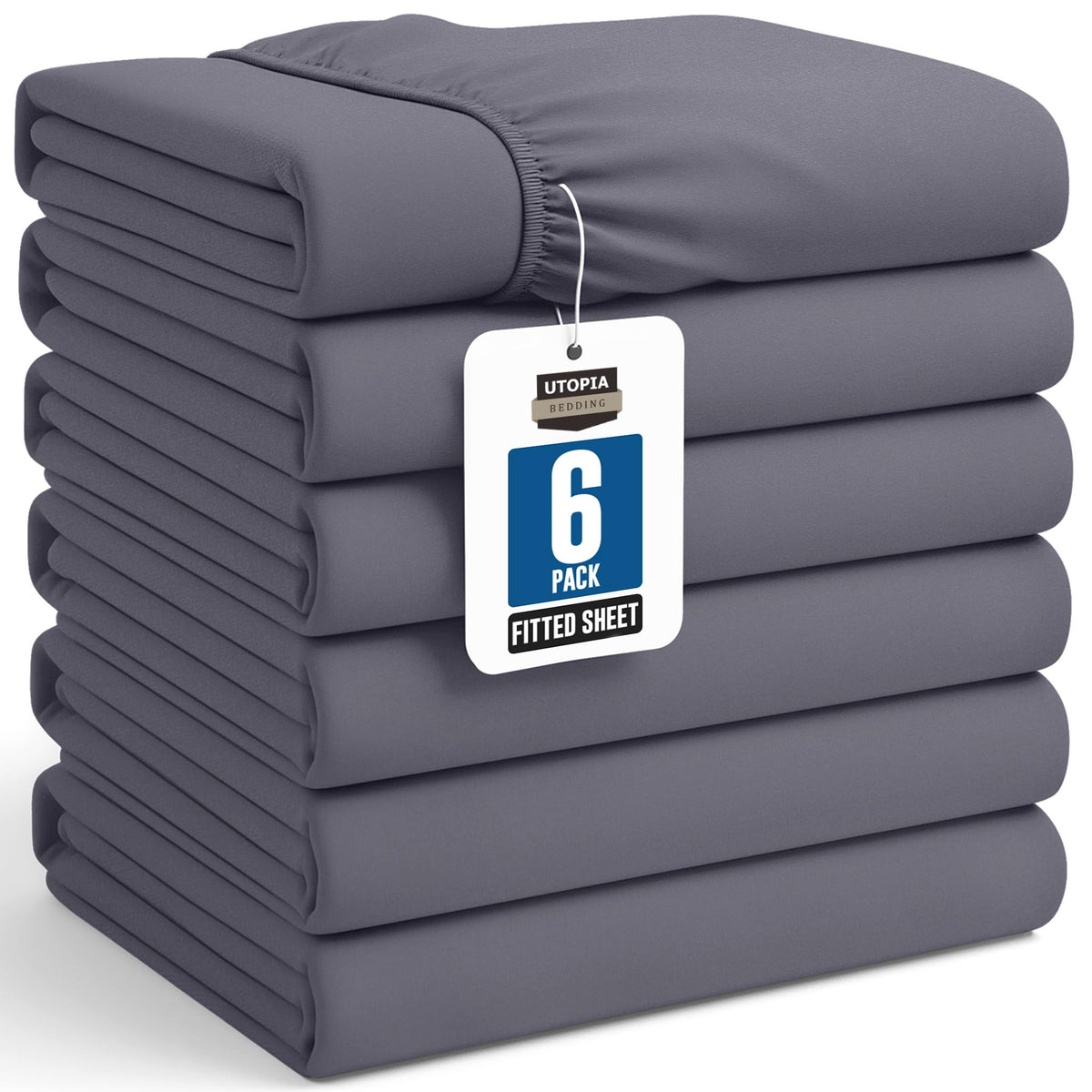 Fitted Sheet, Ultra Soft Fits Up to 16 Inch Deep Pocket