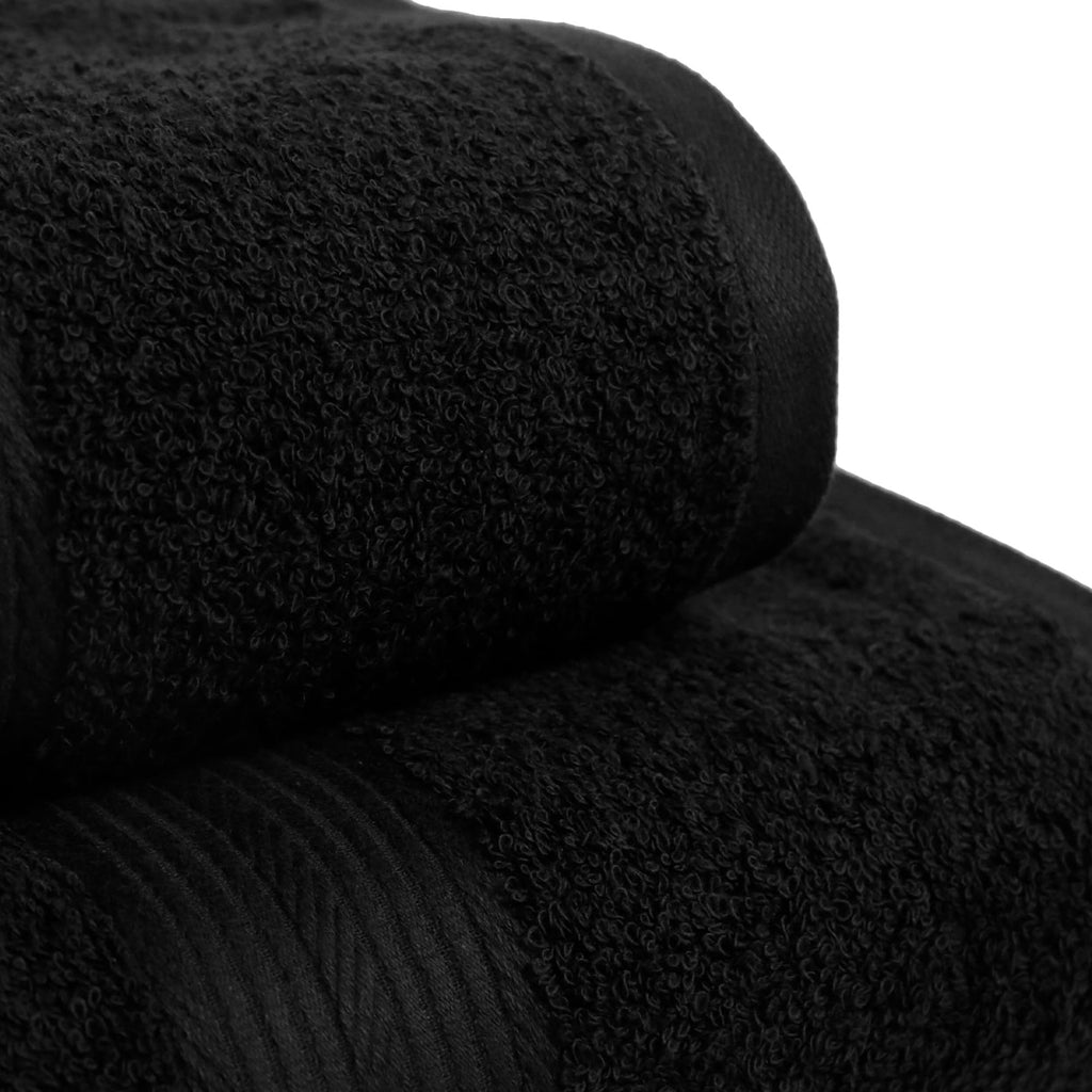 Amazon Basics Oversized Fade Resistant Towel Set, 100% Cotton Towels