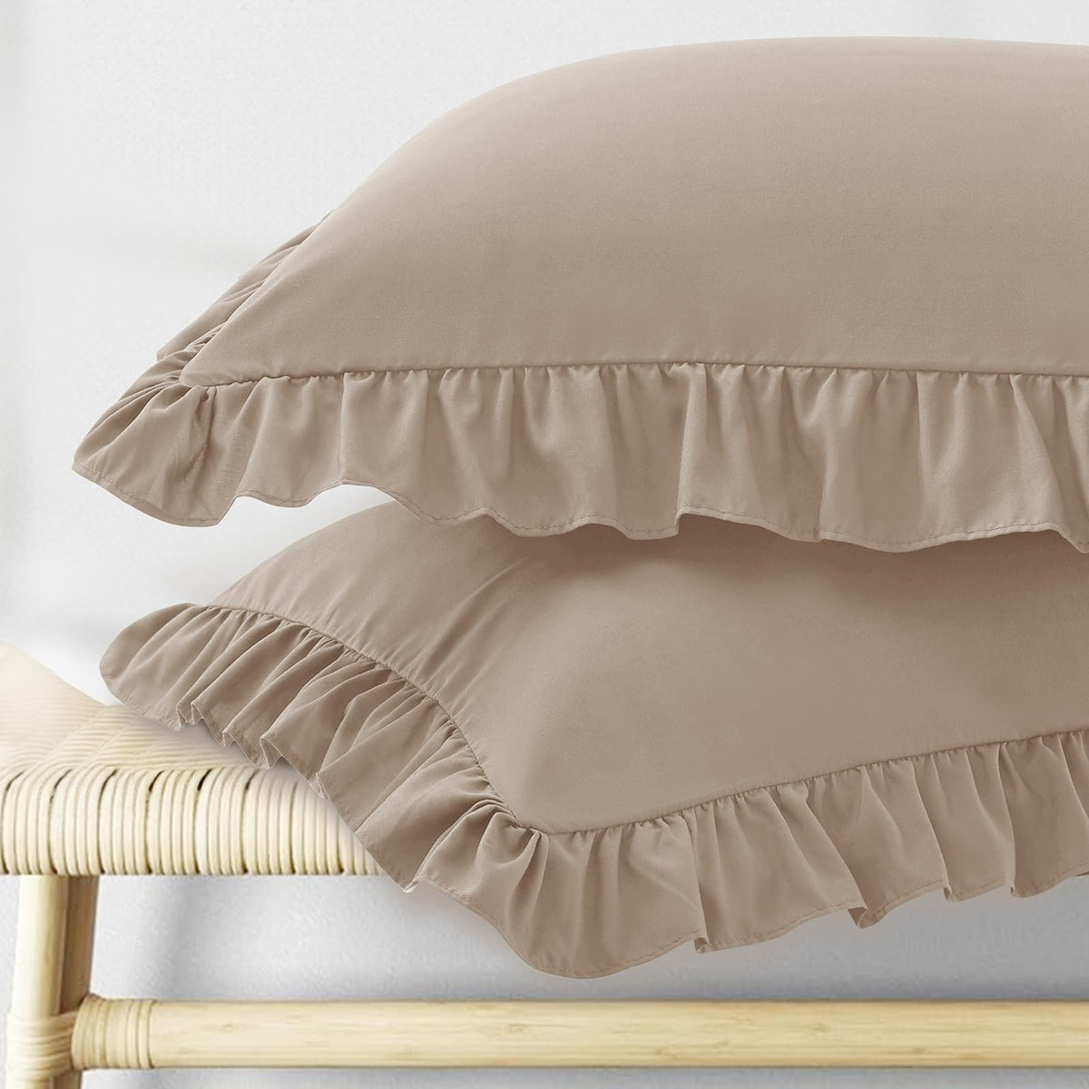 KKJIAF Ruffle Pillow Cases