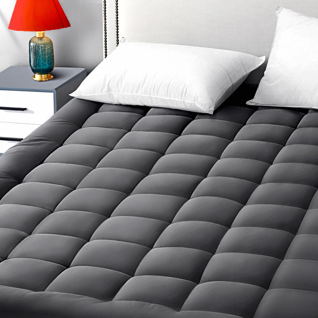 EASELAND Mattress Pad Cover Cotton Top 8-21" Deep Pocket Pillow Top Mattress Topper