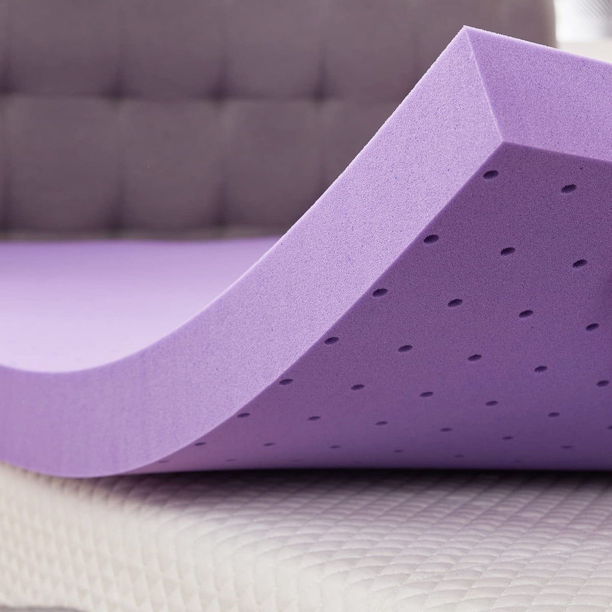 SINWEEK Gel Memory Foam Mattress Topper