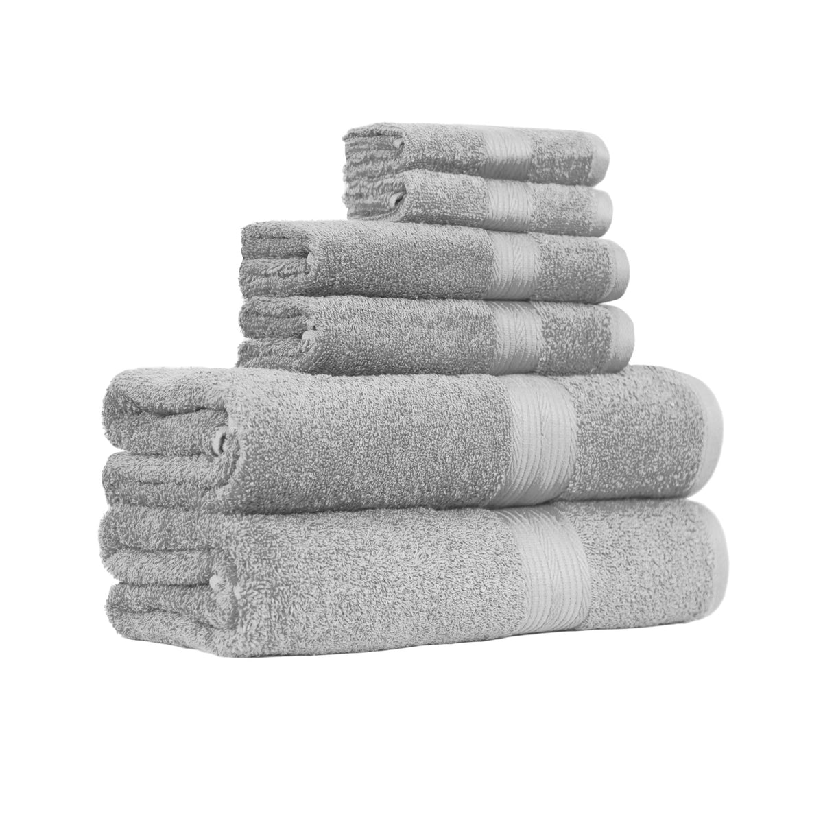 Amazon Basics Oversized Fade-Resistant Cotton Towel Set