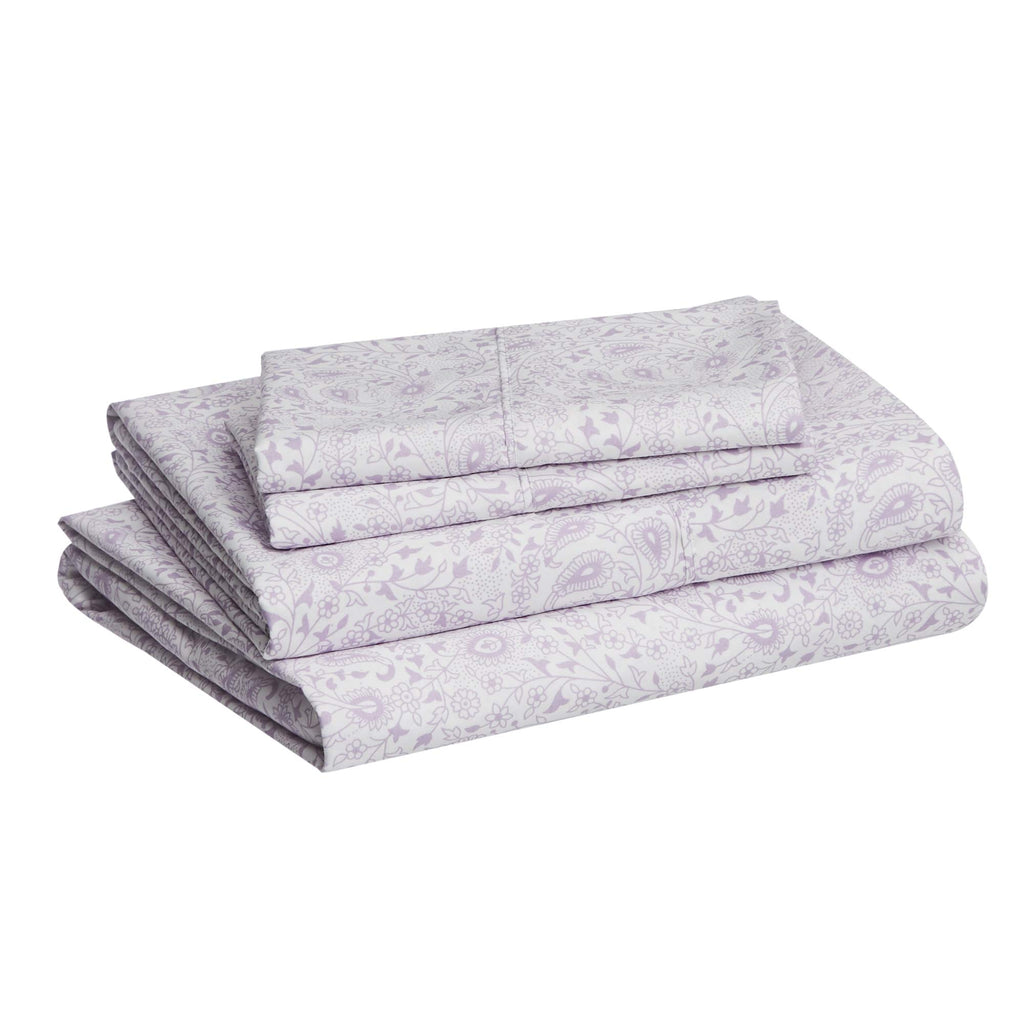 Amazon Basics Lightweight Super Soft Easy Care Microfiber 4-Piece Bed Sheet Set with 14-Inch Deep Pocket