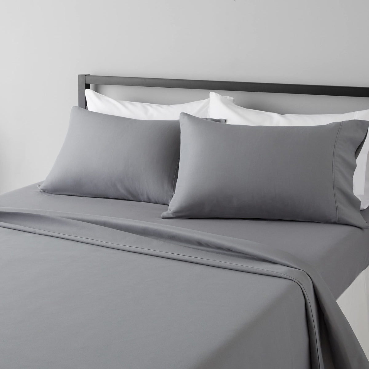 Amazon Basics Lightweight Super Soft Easy Care Microfiber 4-Piece Bed Sheet Set with 14-Inch Deep Pocket