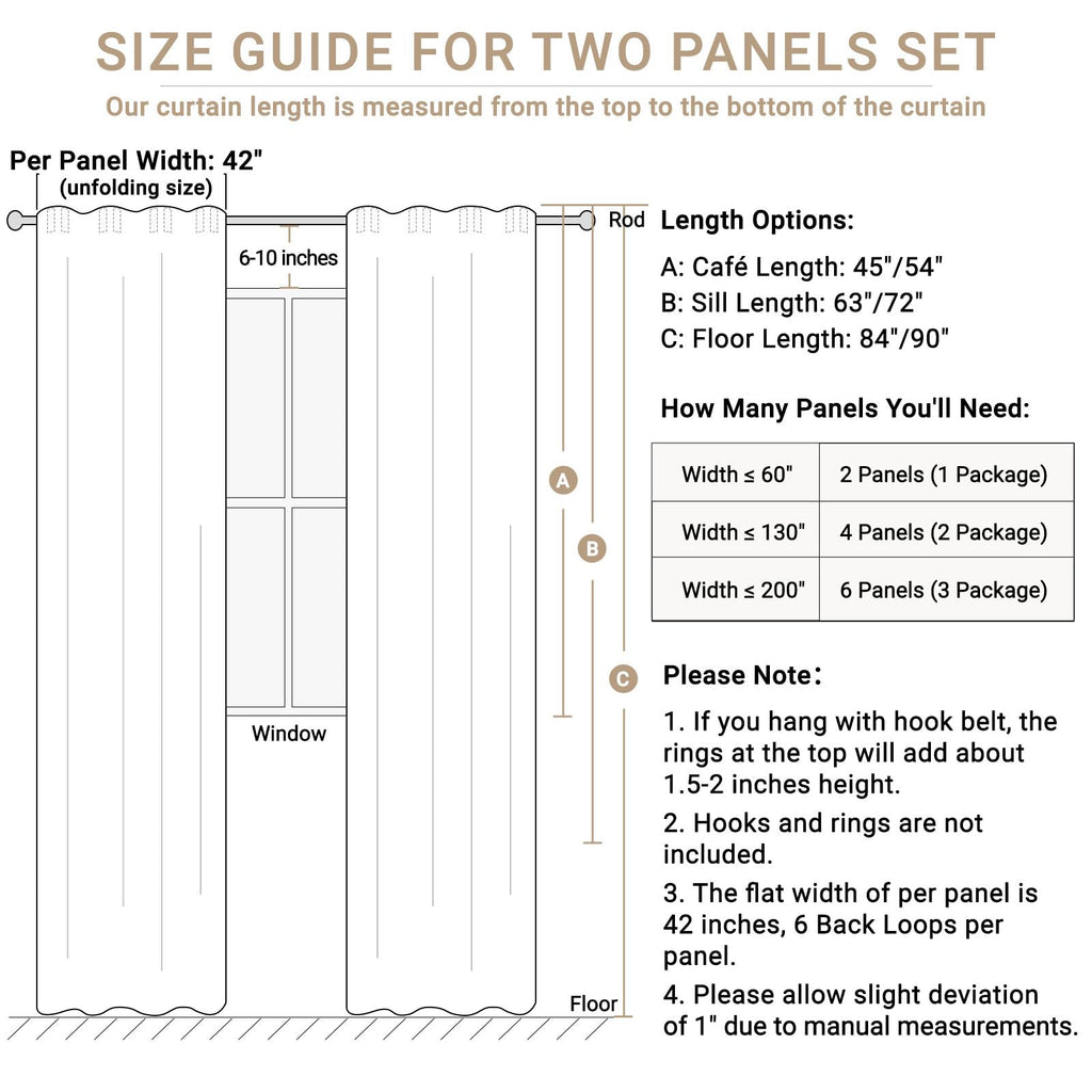 Linen Total Blackout Curtains for Bedroom Living Room