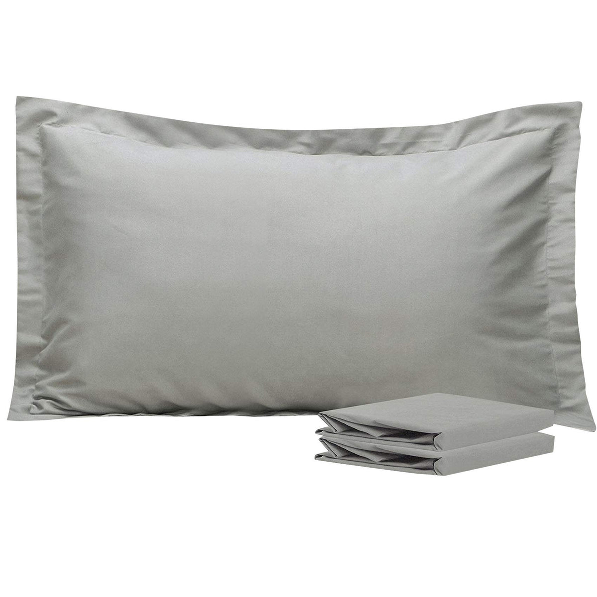 NTBAY Brushed Microfiber Pillow Shams, Soft and Cozy, Wrinkle, Fade, Stain Resistant 2 Pack Pillow Cases