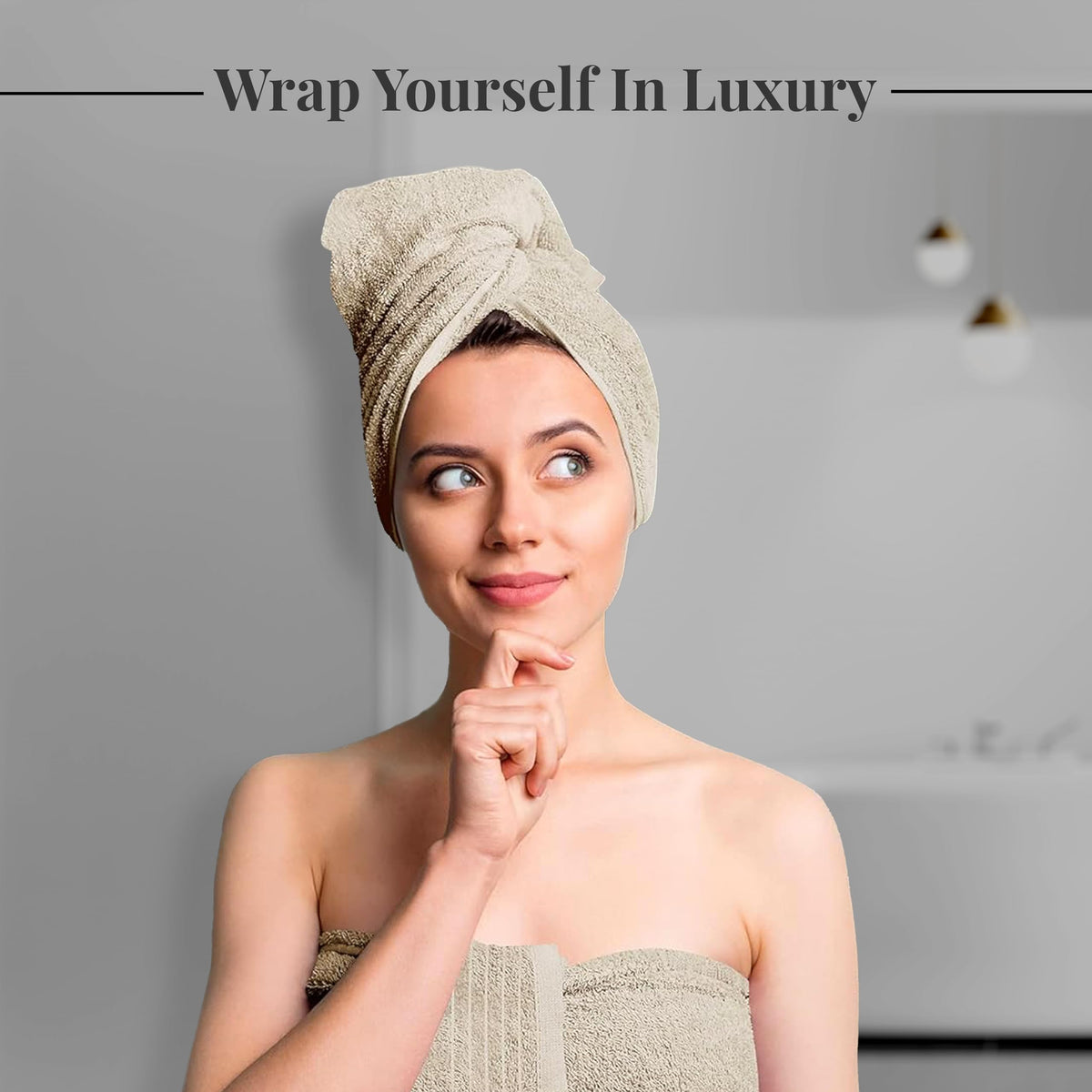 Tens Towels Pack of 8 Towels Set, 2 Extra Large Bath, 2 Hand, 4 Washcloths, 100% Cotton, Lighter Weight, Quicker to Dry, Super Absorbent, Perfect for Bathroom