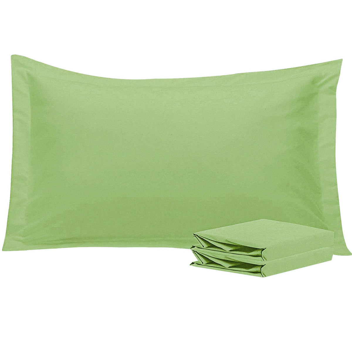 NTBAY Brushed Microfiber Pillow Shams, Soft and Cozy, Wrinkle, Fade, Stain Resistant 2 Pack Pillow Cases