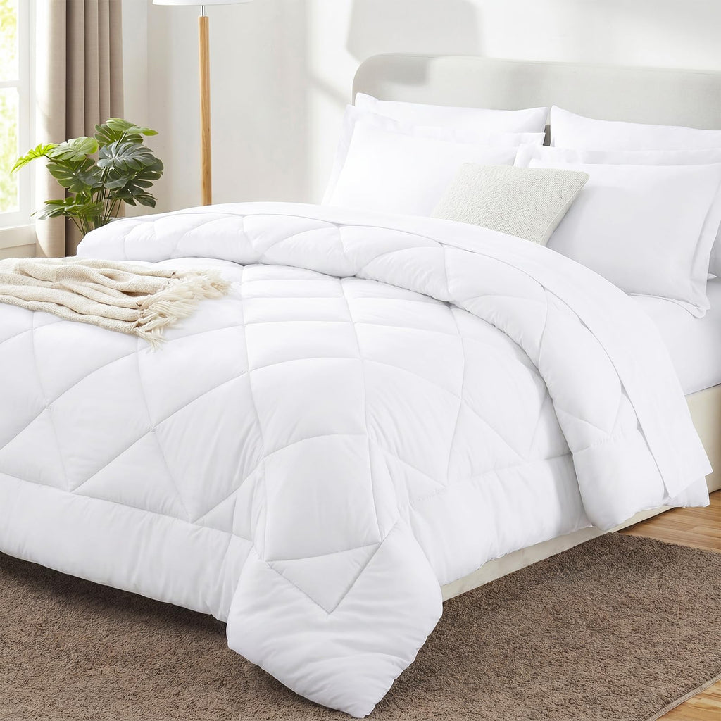 CozyLux Comforter Set, Down Alternative Bedding Set with Sheets, 5/7 Pieces