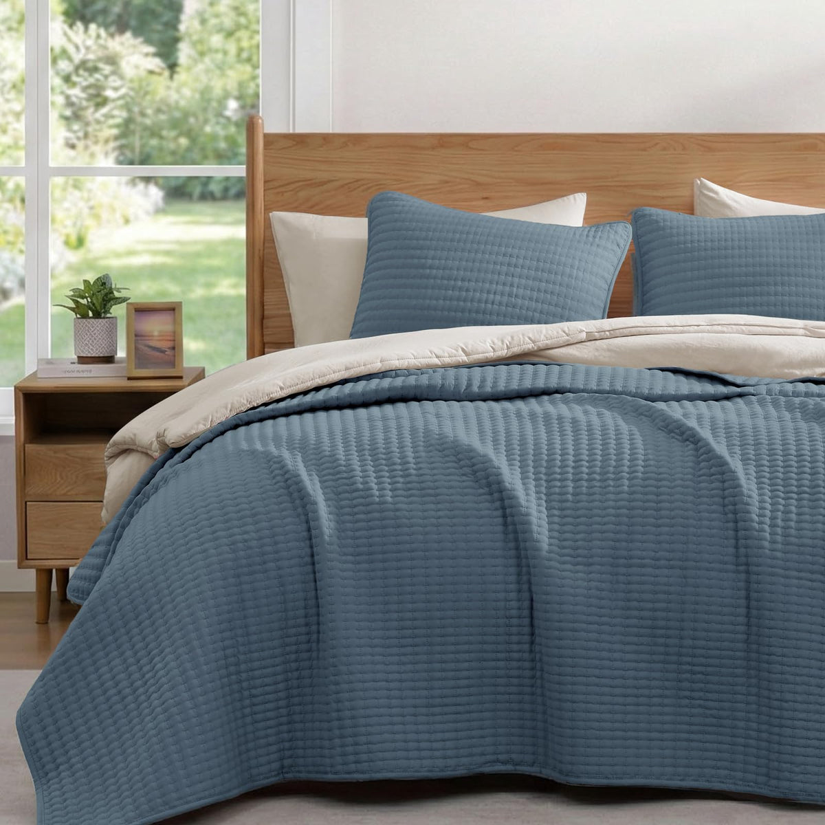 WRENSONGE 3-Piece Lightweight Quilt Bedding Set