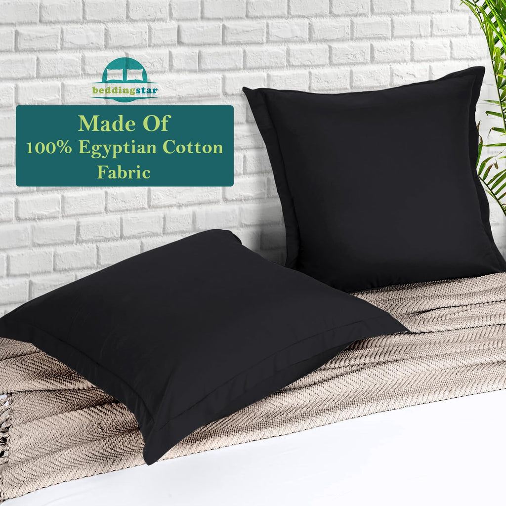 beddingstar Pillows Shams Set of 2-100% Egyptian Cotton 600 Thread Count