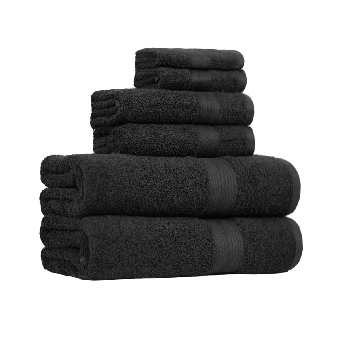 Amazon Basics Oversized Fade-Resistant Cotton Towel Set