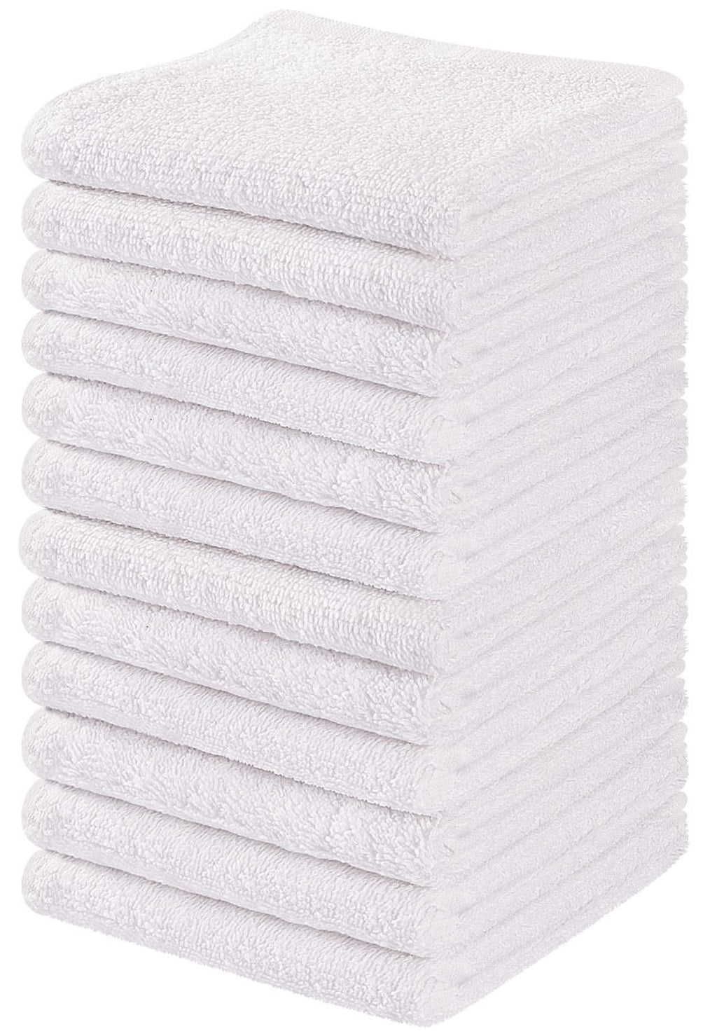 Towel and Linen Mart 100% Cotton White 6 Pack Bath Towel Set, Quick Dry, Super Absorbent, Light Weight, Soft Feel for Hotel, Spa and Bathroom (27 X 54)