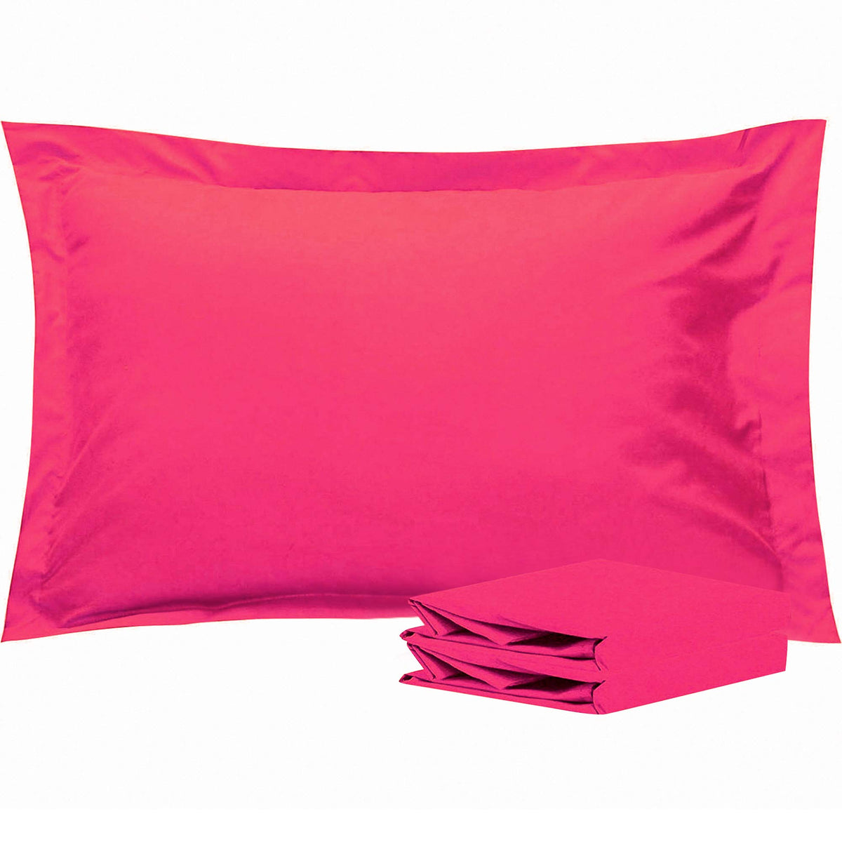 NTBAY Brushed Microfiber Pillow Shams, Soft and Cozy, Wrinkle, Fade, Stain Resistant 2 Pack Pillow Cases