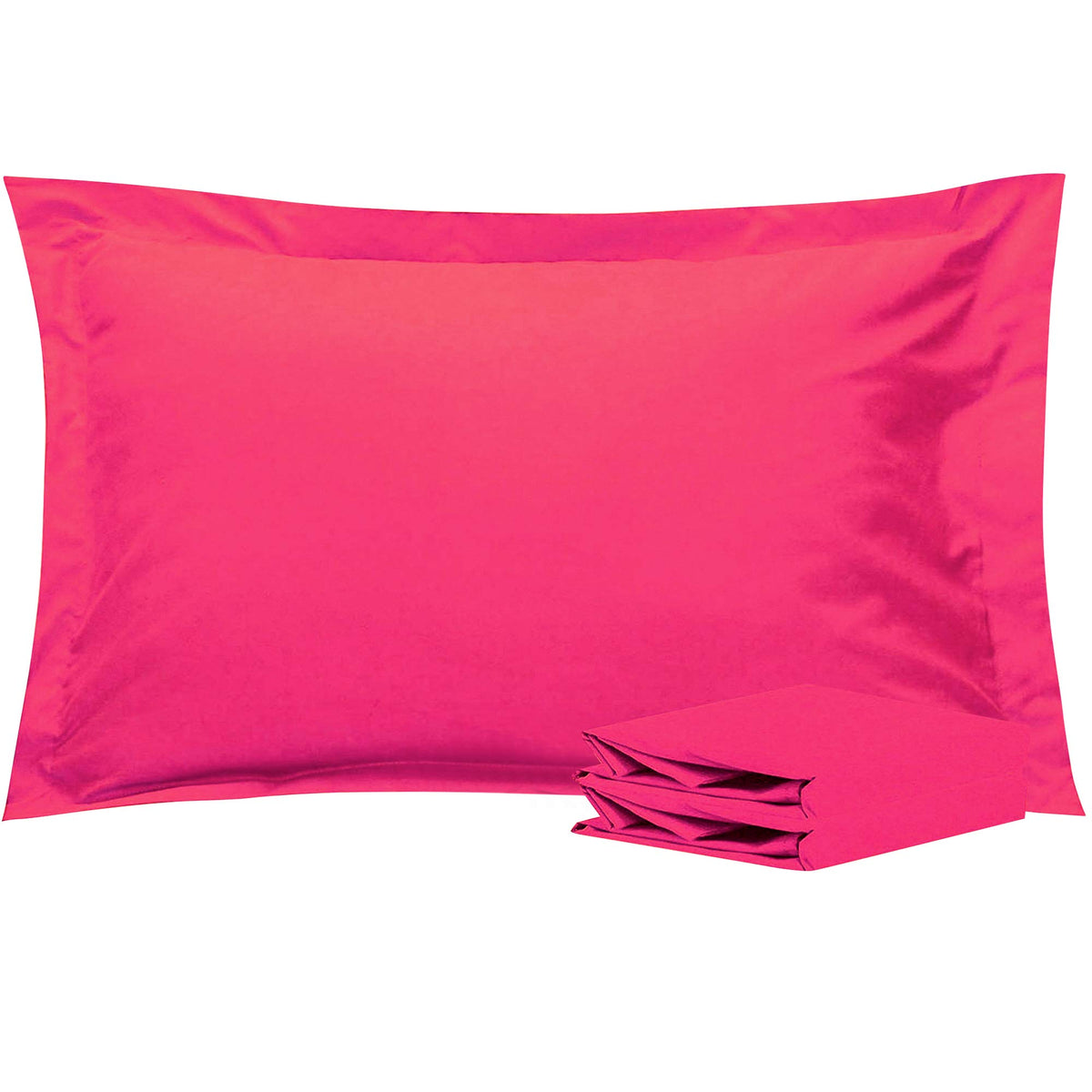 NTBAY Brushed Microfiber Pillow Shams, Soft and Cozy, Wrinkle, Fade, Stain Resistant 2 Pack Pillow Cases