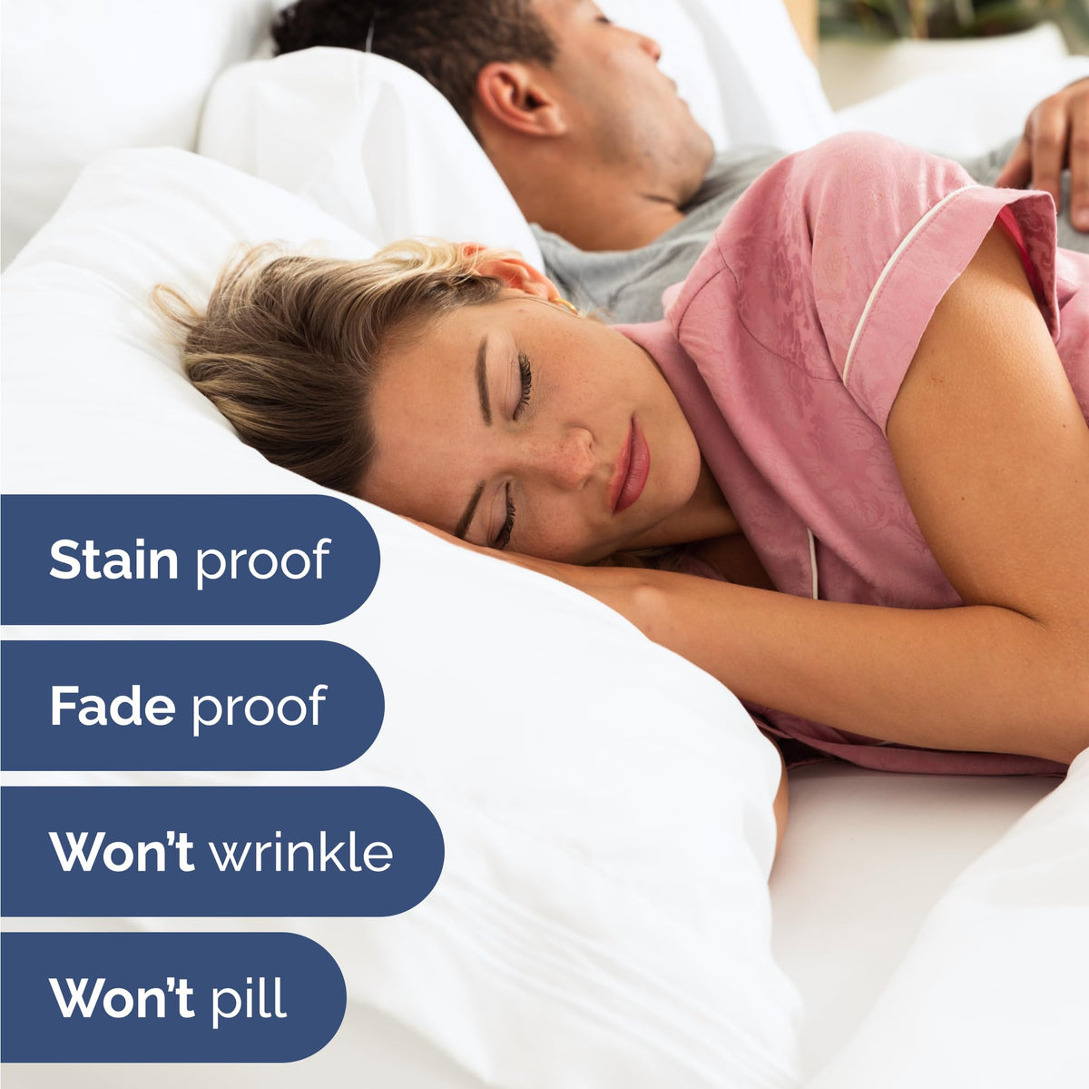 CGK Unlimited 4 Piece Sheet Set - Ultra-Soft, Breathable & Cooling Bed Sheets Set - Hotel Luxury Bedding for Women & Men with Deep Pockets - Wrinkle & Fade Free - Oeko-Tex
