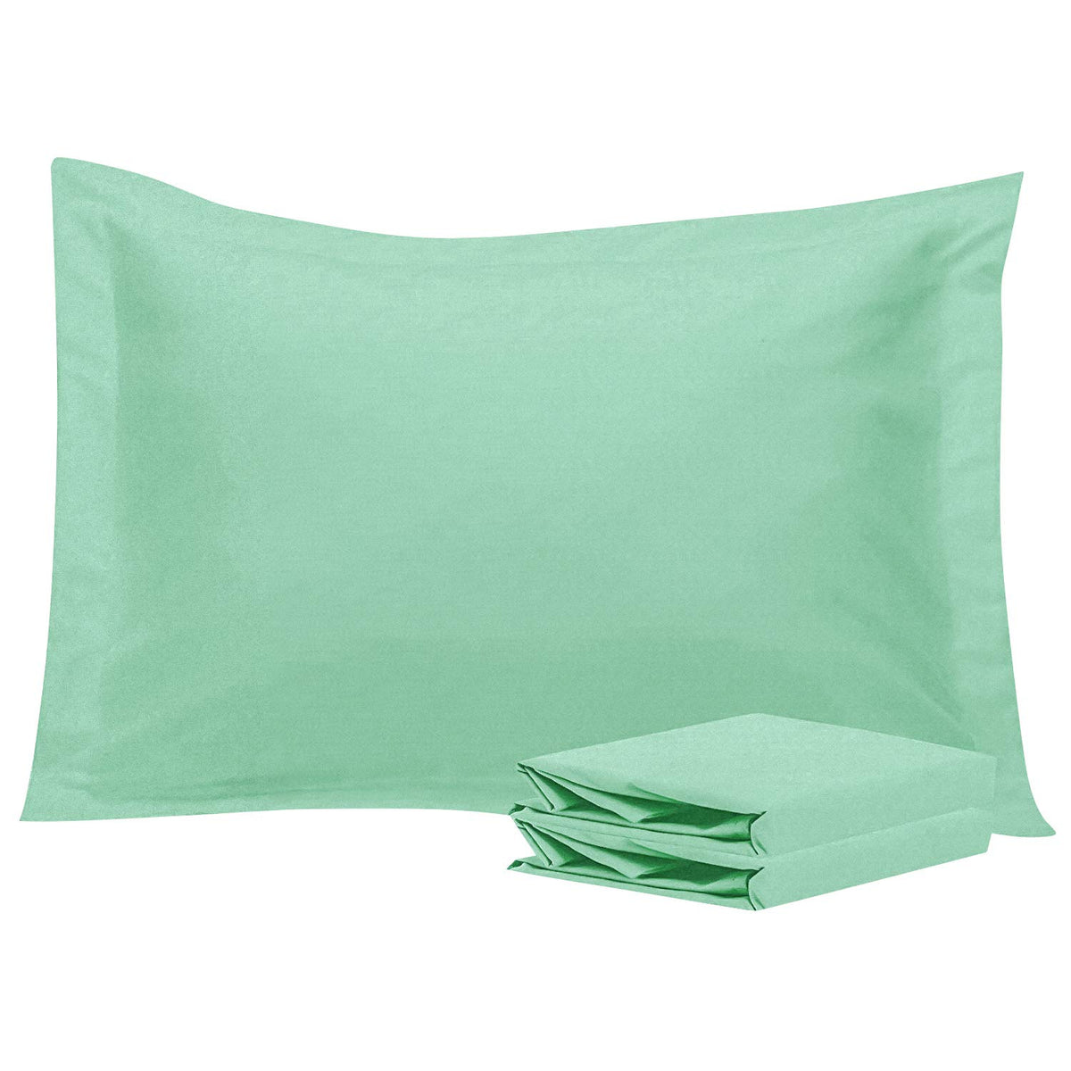 NTBAY Brushed Microfiber Pillow Shams, Soft and Cozy, Wrinkle, Fade, Stain Resistant 2 Pack Pillow Cases
