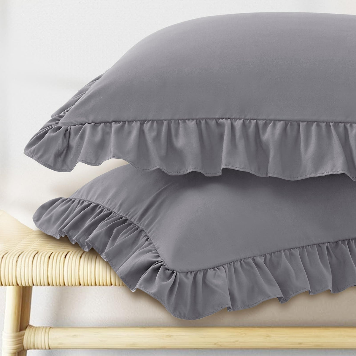 KKJIAF Ruffle Pillow Cases