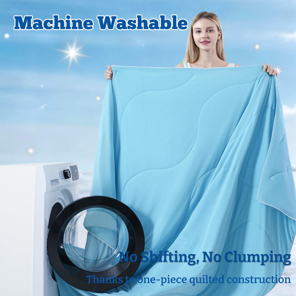 DOWNCOOL Lightweight Cooling Comforter for Hot Sleepers