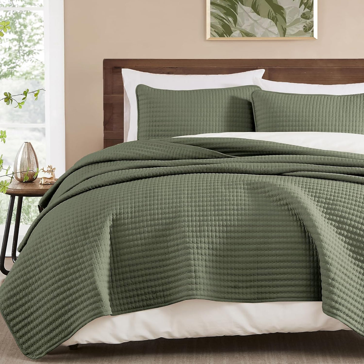 WRENSONGE 3-Piece Lightweight Quilt Bedding Set